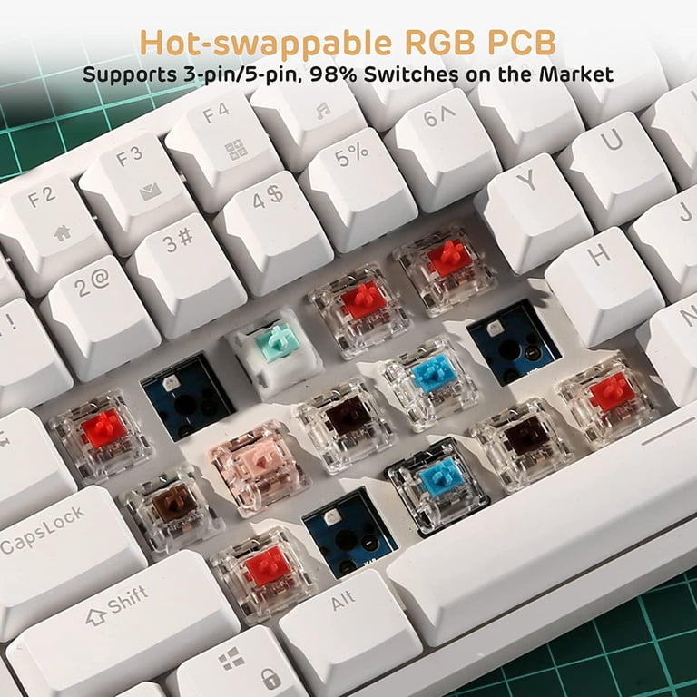 RK ROYAL KLUDGE RK84 Wired RGB 75% Hot Swappable Mechanical