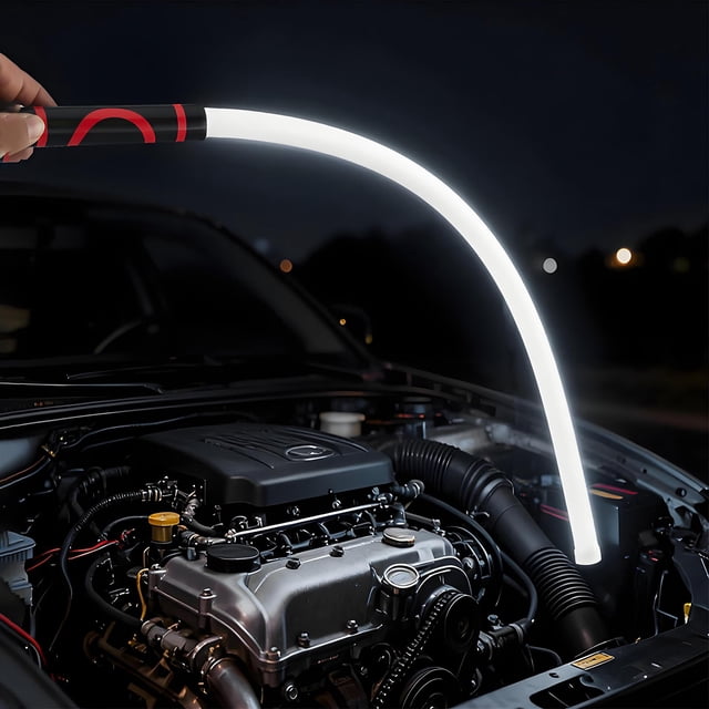 2026 New Bendable LED Flashlight Stick, 27" Flexible LED Bendable Work Light, Rechargeable High Lumen Work Light with 3 Brightness Levels, for Car Repairs, Mechanical Inspection & Tight Spaces