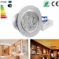 thumbnail image 3 of 7 * 3W DimmableLED Plafonnier Encastré Blanc LED Projecteur de Plafond Downlight Blanc Chaud 100-245V, 3 of 9