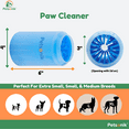 thumbnail image 6 of Petsonik Portable Dog Paw Cleaner Easy to Open Lid - Soft Bristles - Quick Thorough Pet Paw Cleaning | Keep House & Furniture Clean from Dirty Paws | Travel Foot Washer for Cat and Dogs, 6 of 7