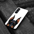 thumbnail image 4 of WIRESTER Shockproof Soft Rubber Cover Case for Samsung Galaxy S24 FE 6.7", Animal Black Rust Doberman Pinscher Dog, 4 of 5