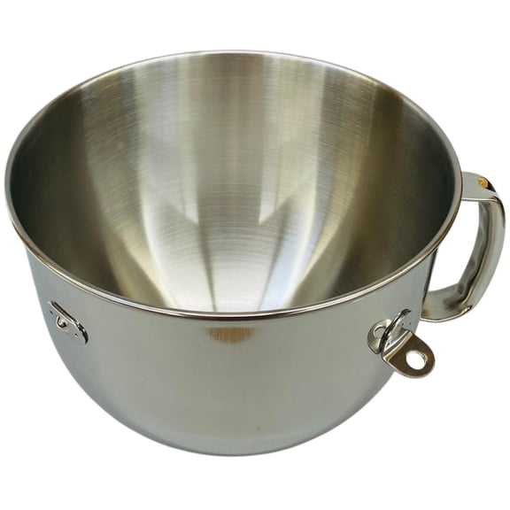 W11769890, WPW10354778, 7 QT Polished Bowl fits Whirlpool KitchenAid Stand Mixer