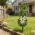 thumbnail image 5 of Easter Double Hollow-Out Rabbit Ground Stake - Rabbit Shaped Easter Decoration, Garden & Yard Insert, Hollow Design for Light Display, Durable, Easy Insert into Soil, Perfect for Easter Decor, 1pc, 5 of 5