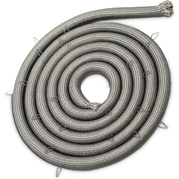 Whole Parts Range Oven Door Seal Gasket (Includes 21 Mounting Clips) Part# DG63-00093A - Replacement and Compatible with Some Samsung Ranges or Ovens