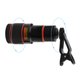 thumbnail image 3 of Cámara universal para teléfono con telescopio con zoom 12X con lente de clip para iPhone Samsung HTC Otros teléfonos móviles Eigraketly EL013663-00, 3 of 5