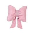 thumbnail image 4 of Almohada para el cuello con lazo de mariposa para coche, reposacabezas con lazo, cómoda para conducir en la oficina rosa, 4 of 9