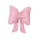 thumbnail image 4 of Cojín de lino con lazo de mariposa para el cuello del coche, elegante y suave, ideal para el hogar y la oficina. rosa, 4 of 9