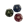 thumbnail image 2 of Gwong Juguete 3 unids / set Astrología de 12 caras Dados Número de acrílico Divinación Divinación Magic Board juego Juguete Gwong 21017729, 2 of 7