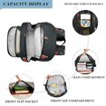 thumbnail image 3 of FORMRS Unisex School Backpack 17" Student Travel Bag with Laptop Compartment, Happy Ghost, 3 of 7