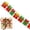 Z-4-Multicolor-1.18 Inch, variant on Gold Foil Christmas Sticker Roll, Christmas Holiday Stickers, Clear Round Self-Adhesive Gift Sealing Labels, Holiday Envelope Package & Craft Decor Stickers 1Roll (500Pcs)