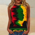thumbnail image 2 of Yghzkop Women's Summer Tank Tops Summer Independence Day Tank Tops Sleeveless Vintage Flower Graphic Tees Boho Cottagecore Wildflowers Cami Shirt Blouse, 2 of 4