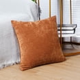 thumbnail image 2 of PiccoCasa Soft Water Repellent Throw Pillow Covers Deep Orange 18x18 Inch, 2 of 7