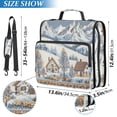 thumbnail image 2 of FORMRS Zipper Binder with Shoulder Strap 2-inch Ring 500 Sheet Capacity File Bag, Blue Snowy Mountain, 2 of 5