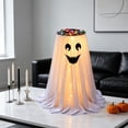 thumbnail image 3 of Halloween Decorations Outdoor, Remote Light Up Cute Ghost Candy Stand with LED Lights, Indoor Outdoor Decor for Porch Yard Doorway, 3 of 6