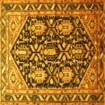 thumbnail image 1 of Ahgly Company Indoor Square Persian Yellow Traditional Area Rugs, 4' Square, 1 of 4