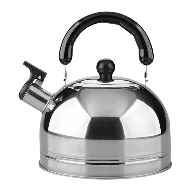 Sywqhk Hervidor silbante de acero inoxidable para camping, senderismo, cocina, barbacoa (plata) Sywqhk Alta Calidad