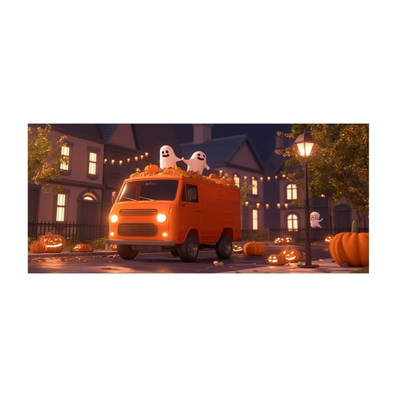 Halloween Garage Door Banner A Bizarre Background That Covers The Entire Garage Door Leaving A Deep Impression On Neighbors And Tourists. Garden Flag with Pole Nylon Banner Signs Flags for Flag Pole