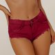 thumbnail image 2 of Pantalones cortos vaqueros rasgados de talle bajo y sexy para mujer - Cintura elástica, corte holgado, pantalones cortos de pijama informales para la playa para madres, esposas y adolescentes, 2 of 4