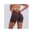 thumbnail image 2 of 1pc Women's High Waist Deep V-Shaped Yoga Shorts Tummy Control Athletic Running Summer Gym Short Pants For Sports Workout, 2 of 2