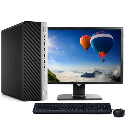 Restored HP EliteDesk 800 G3 Desktop Computer, Core i5 Processor, 16GB RAM, 2TB HDD, Wi-Fi with a 20" LCD Windows 10 (Refurbished)