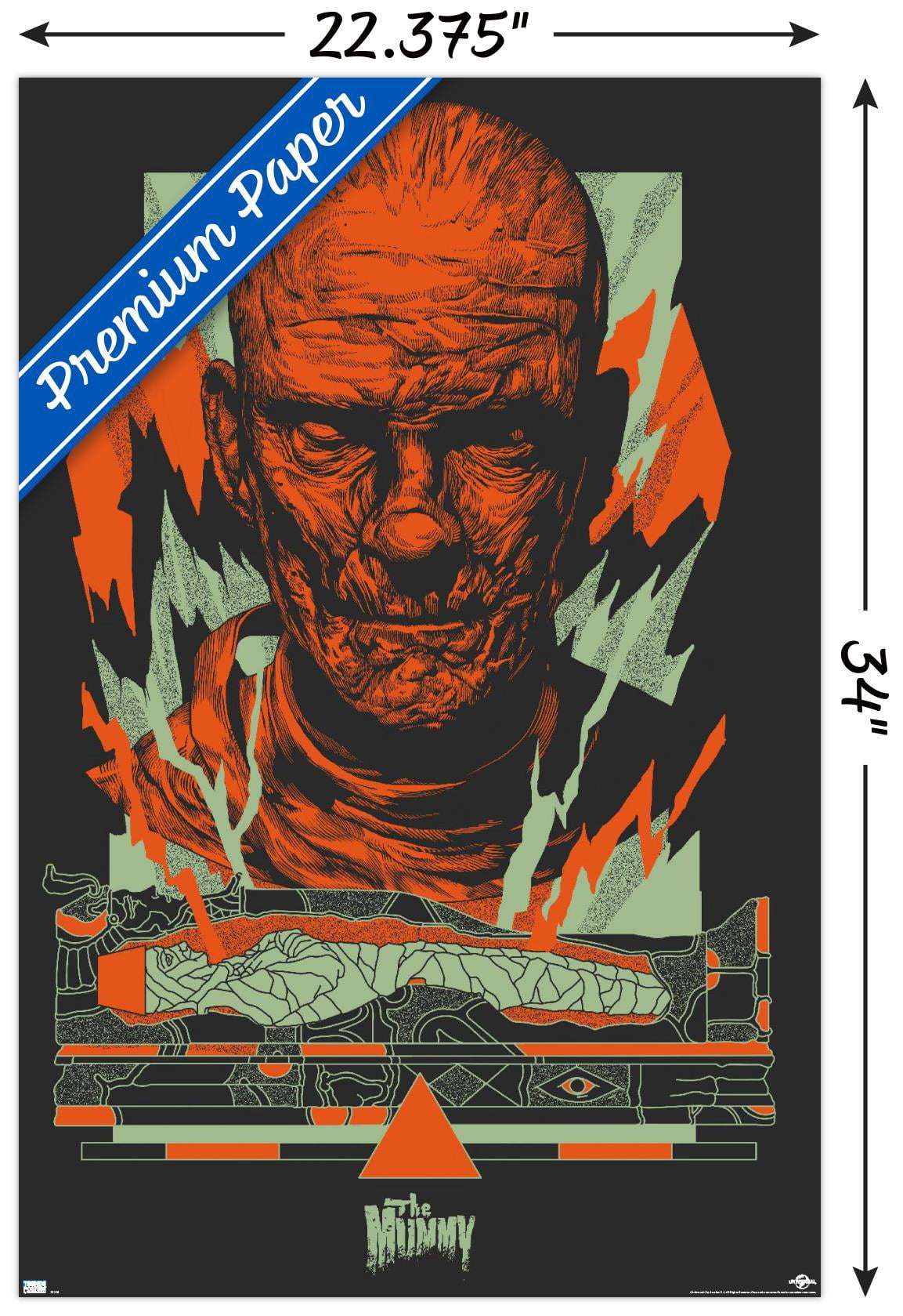 The Mummy - Illustration Wall Poster, 22.375" x 34"