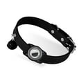 thumbnail image 6 of Pet Positioning Collar with Crisp Bell - Faux Leather - Pet Tracking Device - Protective Collar for Apple Airtag, 6 of 8