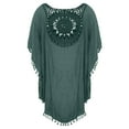 thumbnail image 4 of Lightweight Beach Cover Up Off Shoulder Plus Size Swimsuit Wrap With Tassels For Spring And Summer Wrap Skirt Swimsuit Cover up Cover up Swimsuit with Cover up Bathing Suit Women Cover up Womens Cover, 4 of 4