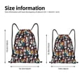 thumbnail image 2 of Goofa The Nightmare Before Christmas Print Drawstring Backpack Bag Sport Gym Sackpack Cinch Bags Drawstring Bags Draw String Sport Bag-Small, 2 of 6
