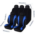 thumbnail image 2 of Paquete de 9 fundas universales para asientos de coche, juego completo de accesorios impermeables para las cuatro estaciones, aptos para automóviles, 2 of 2