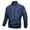 Dark Blue, variant on Men's Long Sleeve Jacket Fall Zip Front Jackets Varsity Jacket Full Zip Casual Streetwear Spring Pocket Red Large