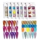 thumbnail image 4 of Polvo para uñas, joyería para decoración de uñas, purpurina de cristal, lentejuelas, juego de 6 colores, dispositivo de ventosas de silicona, 4 of 5
