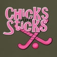 thumbnail image 3 of CafePress - Chicks With Sticks Field Hockey T Shirt - Men's Classic Graphic Cotton T-Shirt, 3 of 4