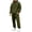 Army Green-40914LL, variant on Fleece Men's Hoodie Tracksuit 2 Pieces Set Solid Color Hoodie with Cuffed Jogger Sweatpants Fall Winter Warm Mens Track Suits 2 Piece Set Beige L