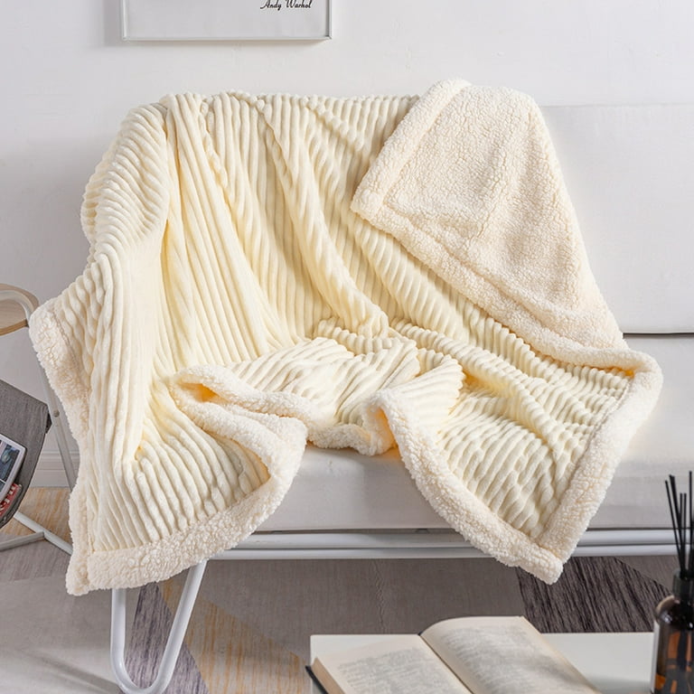 Chunky fleece blanket hot sale