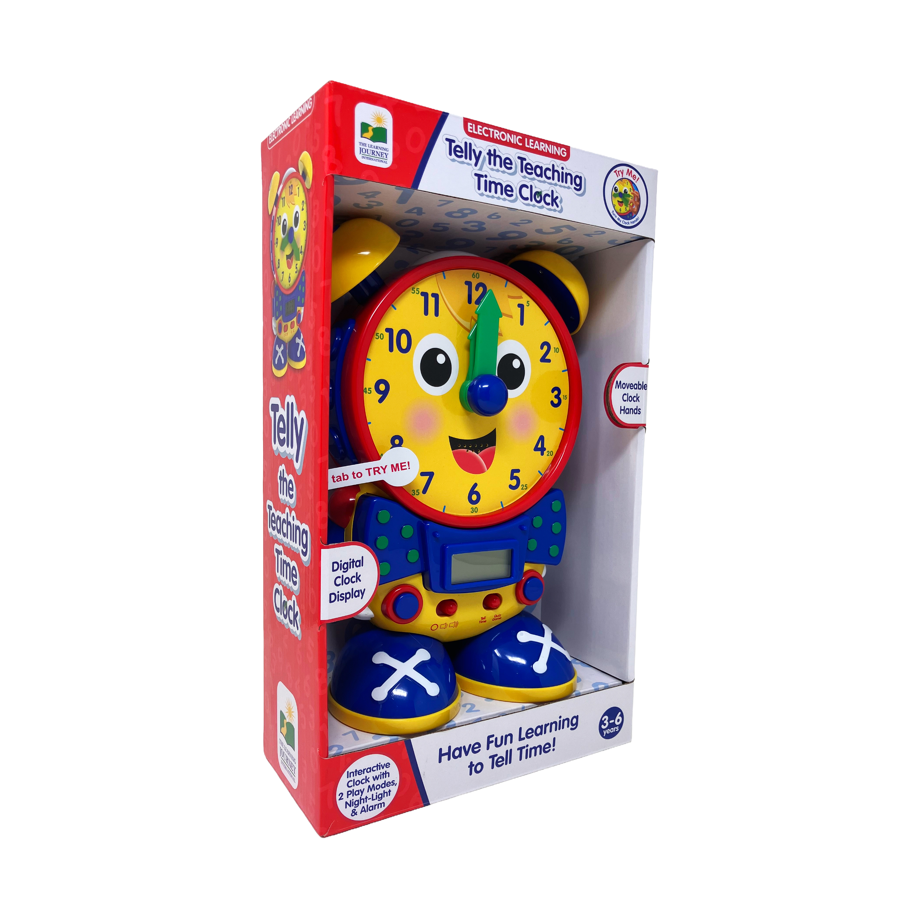 The Learning Journey Electronic Learning - Telly the Teaching Time Clock