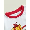 thumbnail image 5 of Qiylii Kid Christmas Clothes Set Santa Print Sweatshirt + Long Pant,2-7T, 5 of 9