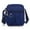 Blue, variant on SHEIGUANNI Lightweight Nylon Cloth Crossbody Bag for Women, Portable Multi Compartment Casual Shoulder Bag, for Travel or Sports-Black