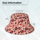 thumbnail image 3 of Fotbe Skull rock record music heart Sombrero Tipo Pescador con Estampado – Sombrero de Sol de Algodón de Moda para Playa, Golf, Pesca, 3 of 6