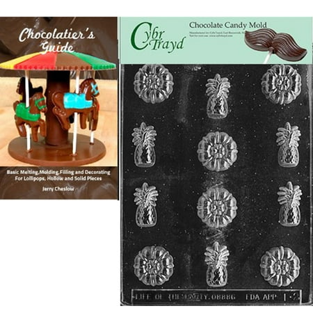 

Cybrtrayd Hawaii International Chocolate Candy Mold with Our Chocolatier s Guide Instructions Manual