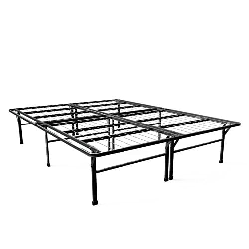 Mantua Premium Platform Bed Base in Silver Fits Twin Mattress Replaces Box Spring and Bed Frame No Tools Required Room for Storage Underneath