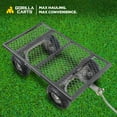 thumbnail image 5 of Gorilla Carts Steel Utility Cart Heavy-Duty Wagon - 4 Cu Ft, 800 lb, Black — Residential Use, Standard Application, 5 of 8