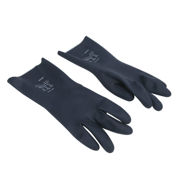 Guantes industriales de alta resistencia, par de guantes de trabajo de seguridad de neopreno resistentes a productos químicos Guantes de alta resistencia reutilizables creados magistralmente