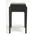 thumbnail image 6 of Home Square Transitional Rubberwood Nightstand in Black - Set of 2, 6 of 8