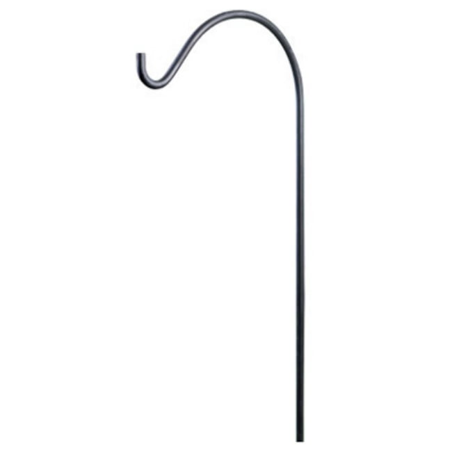 Panacea™ 89031 Round Steel Single Shepherds Hook, Black, 84" Walmart