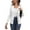 White, variant on Womens Button Down Cardigan Sweaters Open Front Long Sleeve Lightweight Knit Outwear Coats (S-2XL)