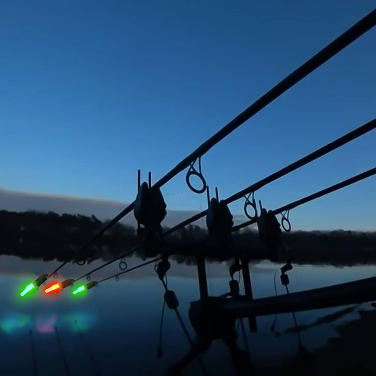 Fishing Glow Sticks,Luminous Glow Sticks, 5 Pcs 2.5 Inch LED Fishing Pole  Lights Sticks for Night Fishing, Sea Fishing Rod 