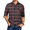 Cedarwood Plaid, variant on COOFANDY Mens Flannel Shirts Long Sleeve Plaid Button Down Shirts Casual Blushed Cotton Flannel Shirt