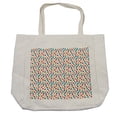 thumbnail image 1 of Polka Dots Shopping Bag, Colorful Points on a Plain Backdrop, Eco-Friendly Reusable Bag for Groceries Beach and More, 15.5" X 14.5", Cream, by Ambesonne, 1 of 2