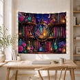 thumbnail image 5 of Apothecary Library Dark With Art Scene, Mystical Fantasy for Space Lovers, Galaxy Room Decor Room Accent, Valentine's Day Gift, Tapestry Wall Hanging for Bedroom and Dorm, 5 of 7