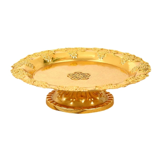 Matsuzay Soporte de hierro para frutas, bandeja de exhibición reutilizable, para aperitivos y galletas, soporte para pasteles, vajilla para Cocina y Comedor Tipo 2 Matsuzay HA072091-02